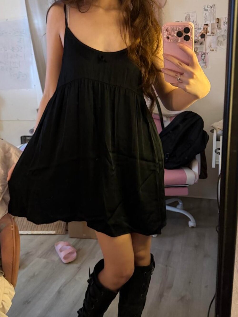 Aritzia Women's Black Dress